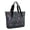 Black Halloween Ghost, variant on Tote Bag for Women - Black Halloween Skull Book Pattern Shoulder Bag - Large Utility Work Duffle Bag with Zipper Handbag for Travel, Work, Sprots