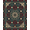 Green Burgundy Gold, Pattern 9, variant on ODIKA 8'x10' Washable Area Rug Graphic Funky Aesthetic Streetwear Men Cartoon Anime Alt Dice Playful Expressive for Living Room, Under Sectional, Family , Durable, Non-Slip