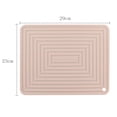 thumbnail image 3 of AMLESO Heat Resistant Non Slip ing Pad Hot Pot Holder Silicone Dish Draining Mat pink, 3 of 3