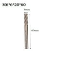 thumbnail image 1 of Solid Carbide 4 Flutes Cnc End Milling Cutter Router Bit For Metal Roughing, 1 of 7