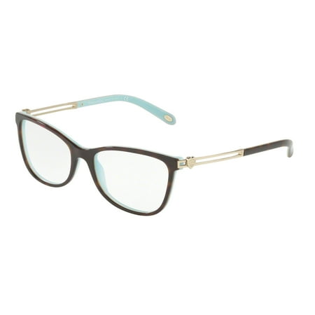 Tiffany 0TF2151 Full Rim Cat Eye Womens Eyeglasses - Size 52 (Havana/Blue)