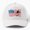 White, variant on Woman Hurdler Baseball Cap, American Flag Track Sports Graphic Design, Classic Hat