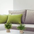 thumbnail image 3 of Simulación de plantas verdes Mini plantas verdes artificiales de plástico en macetas, arbustos falsos recortados y plantas falsas, pequeñas plantas verdes artificiales, utilizadas para la decoración, 3 of 4