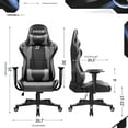 thumbnail image 7 of Homall Ergonomic & Lumbar Support Swivel Gaming Chair, Gray, 7 of 7