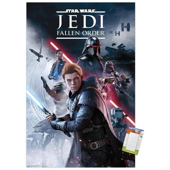 Star Wars: Jedi Fallen Order - Key Art Wall Poster, 14.725" x 22.375"