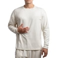 thumbnail image 6 of Tauxra Sleeves for Men,Men's Sweatshirt,Long Sleeve Round Neck Solid Color Athletic Casual Thick Gym Versatile,For Men Gifts, 6 of 7