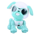 thumbnail image 4 of Juguete para mascotas con forma de perro robot, inteligente, interactivo, con sonido de marcha, LED, regalo educativo (verde), 4 of 13
