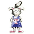 thumbnail image 1 of Kid's Name Initial Keychain Charm: Purple Girl "T" - By Ganz, 1 of 1
