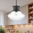 thumbnail image 7 of PD464012MB-Alora Lighting-Marcel - 1 Light Pendant-8.88 Inches Tall and 10.25 Inches Wide-Matte Black Finish    -Traditional Installation, 7 of 7