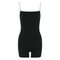 thumbnail image 6 of Spring Saving GaThRRgYP Shapewear Bodysuit for Women,Women's Trendy Round Neck Sleeveless Suspender Bottomed Jumpsuits, 6 of 7