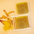 thumbnail image 4 of Lemon & Turmeric Soap Bar, Natural Exfoliating Brightening Soap with Salicylic Acid for Face and Body, Moisturizing Skin Care, 4 of 7