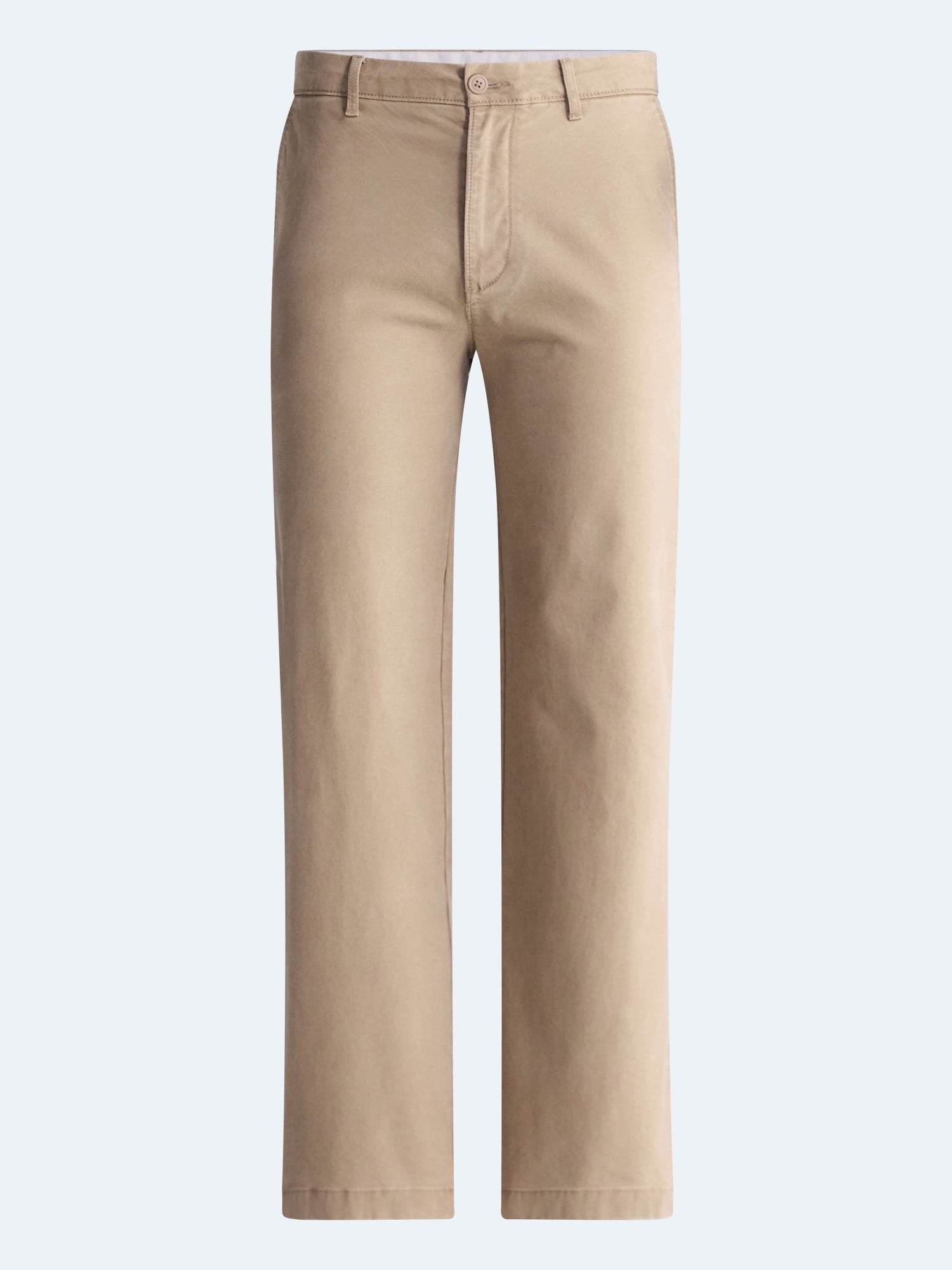 Free Assembly Men's Loose Fit Straight Leg Chino Pants, Waist Sizes 29-40