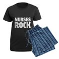 thumbnail image 5 of CafePress - Nurses Rock Women's Dark Pajamas - Women's Short Sleeve Print T-Shirt and Pants Dark Cotton Pajama Set, 5 of 7