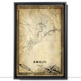 thumbnail image 2 of Amalfi Vintage Map Prints Canvas, Italy Map Art Canvas, Canvas, Amalfi Map City style vintage Canvas , Canvas Wall Art, Street Map Artwork Canvas, 2 of 6