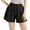 Black, variant on BLVB Women's Athletic Shorts with Pockets High Waisted Stretch Running Bermuda Shorts for Women Walking Workout Casual