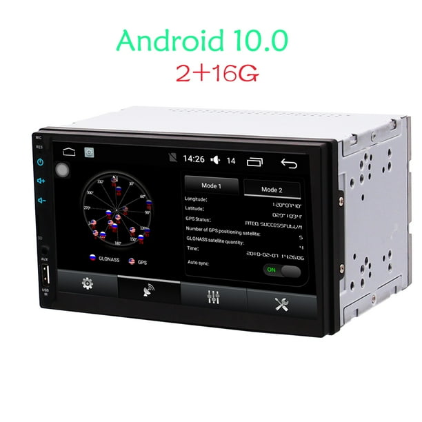 7 Inch Car Stereo 5 Points Multi-Touch Screen Double DIN Android 10.0