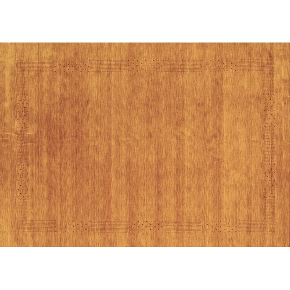 Ahgly Company Indoor Rectangle Abstract Brown Contemporary Area Rugs, 8' x 12'