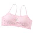 thumbnail image 4 of de Entrenamiento para Niñas Grandes Almohadillas Extraíbles Diario de Sin Costuras Crop Top Rosado Salvador Sujetador de entrenamiento para niñas, 4 of 10