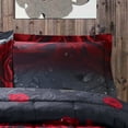 thumbnail image 6 of HIG 3-Piece 3D Rose Love Print Comforter Set, King, 6 of 7