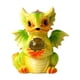 thumbnail image 2 of Quemador de de reflujo Estatuilla de dragón de resina ornamental de cascada con bola LED Verde Zulema Quemador de incienso de reflujo, 2 of 8