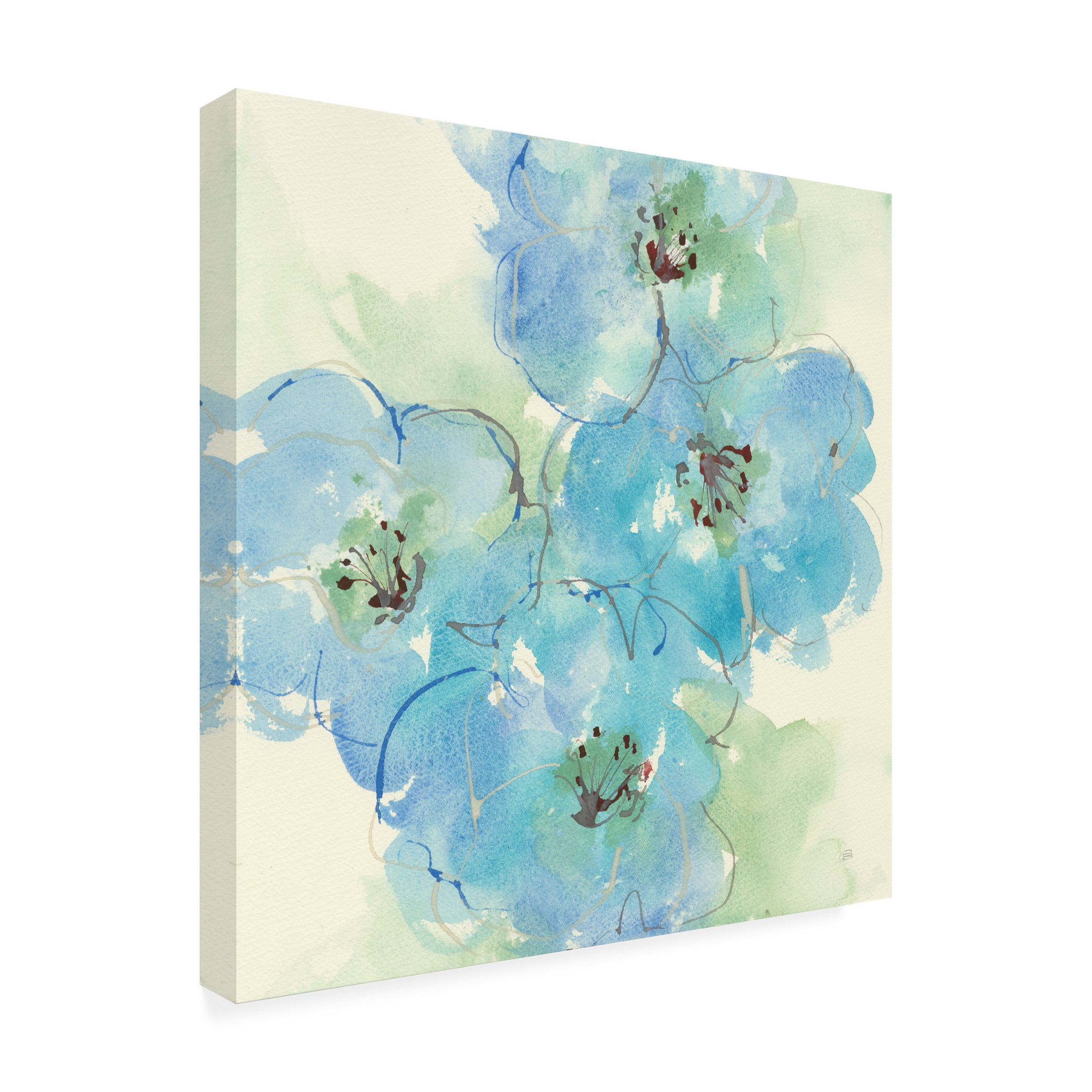 Chris Paschke 'Japanese Quince II' Canvas Art