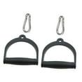 thumbnail image 3 of Accesorio de extracción LAT, mango en D de agarre cómodo con mosquetón para Pilates, levantamiento de pesas, entrenamiento de fuerza, 3 of 8