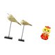 thumbnail image 5 of Estatuas de pájaros,Estatuas de pájaros de madera para decoración del hogar,decoraciones de pájaros,Figuras de animales de madera para decorar el escritorio,Estatua de serpiente, 5 of 8