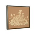 thumbnail image 4 of Stupell Industries Intricate Forest Mushrooms Plants Neutral Tones Drawing Graphic Art Luster Gray Floating Framed Canvas Print Wall Art, Design by Ziwei Li, 4 of 5