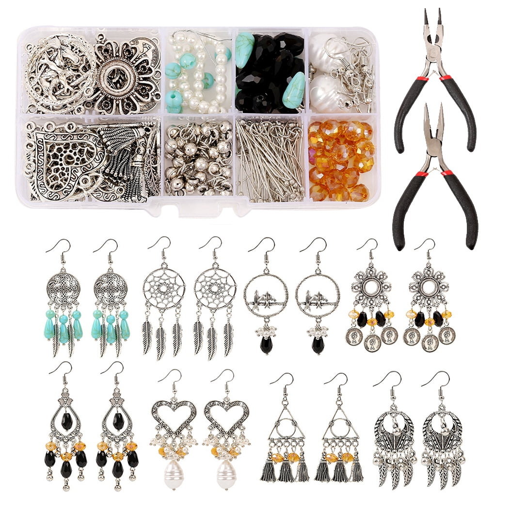 Earring Making Kit Vintage Fashion Earring Making Supplies DIY Earring ...