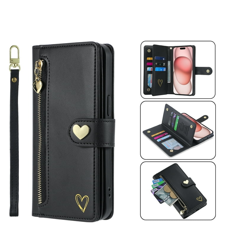 Case for Infinix Smart Wallet phone case with zipper pocket