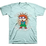 Mens Nickelodeon 90s Throwback Shirt - Retro Nick Group tee - Classic Nick Graphic T-Shirt (Celadon, 3X-Large)