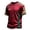 Wine, variant on Mens Patriotic Shirt National Team Mexico Letter T Shirts V Neck Short Sleeve Football Mexico Letter Graphic Tee 2026 Fan Shirts Dark Green 3XL