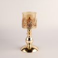 thumbnail image 1 of 1 piece en Crystal Candle Holder Candebra Centerpiece, Tea Light Candlestick Holder for Wedding Decor Dining Table, Home Party Holiday Centerpiece S 13x13x26cm perfecl portavelas de cristal, 1 of 6