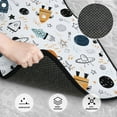 thumbnail image 3 of Pofeuu Cartoon Planets Print Car Foot Mat Set of 4 Pieces - All-Weather Full Set Floor Mats for Cars Trucks SUVs, 3 of 7
