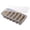 A002- Gray, variant on Silicone Food Storage Container, Blue 6 Compartment, With Lid, For Freezer Refrigerator Food Fresh Keeping