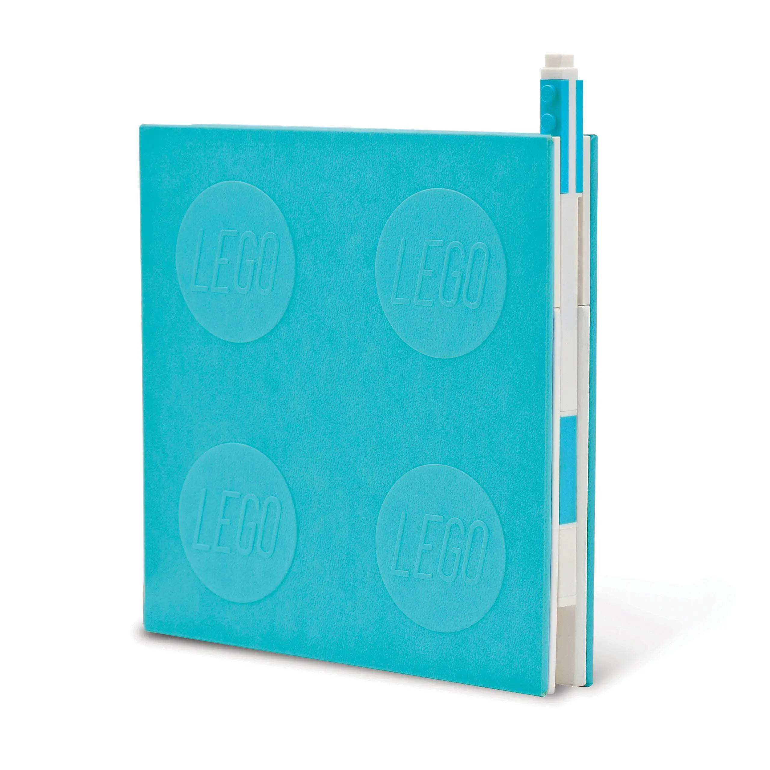 LEGO Stationery Locking Notebook with Gel Pen - Azure (52444)