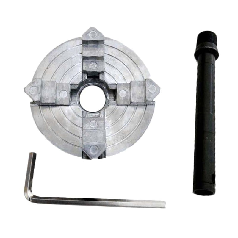 Zinc Alloy Lathe Chuck for Electric Hammer Drill Connecting Rod Self Centering Clamp Accessory for Eelctric Hammer Drill