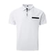 thumbnail image 3 of pstuiky camisetas de hombre, Camisa de manga corta con solapa y botones para hombre, color liso, abierta y cerrada ropa de hombre s, 3 of 8