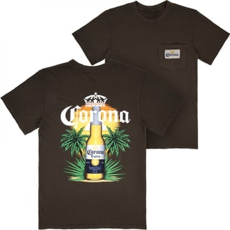 Corona Extra 890777-medium Caribbean Parrot Front & Back Print T
