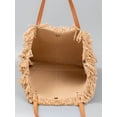 thumbnail image 3 of Yoyauz Ladies' Tote Bag Canvas Beach Tote Bag With Zipper Large Shoulder Backpack Handbag, Suitable For Travel, Work, Gym, 3 of 7