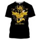 thumbnail image 1 of Camisetas con estampado 3D de Anime para hombres y mujeres, ropa de calle de Saint Seiya, cuello redondo, Tops Harajuku de gran tamaño, ropa para niños, Verano Qiuyongming unisex, 1 of 2