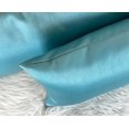 thumbnail image 3 of Aiking Home 12x18 Inches Faux Silk Rectangular Throw Pillow Cover, Zipper Closure, Aqua (Set of 2), 3 of 5