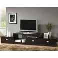 thumbnail image 1 of Marconi Asymmetrical TV Stand in Dark Brown, 1 of 2