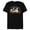 Black, variant on Donald Duck and Daisy Duck Easter Hoppin’ & Quackin’ - Short Sleeve Blended T-Shirt for Adults - Customized-Black