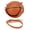 Brown, variant on BIMZUC Women's Basketball Shaped Handbag Round Messenger Shoulder Bag Crossbody Novelty Purse for School Shopping Travel Casual Everyday Use, Black (7.87 x 7.87 x 5.91 inches / 20x20x15 cm)