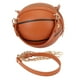 thumbnail image 2 of Bolso Con Forma De Baloncesto Bolso De Cuero De PU Para Mujer, Diseño De Moda, Capacidad Espaciosa, Opción De Regalo Ideal, Artesanía Exquisita, 2 of 7
