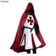 thumbnail image 4 of Túnica de caballero templario medieval cruzado para hombre, disfraz de Halloween renacentista, capa de guerrero de la peste negra, top de cosplay S-3XL, 4 of 5