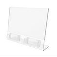 thumbnail image 3 of 24 PCS Gift Card Display with 2 Acrylic Pockets 11 x 8.5 Slide-in Sign Holder 19735-24PK, 3 of 5