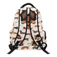 thumbnail image 2 of CHAQLIN Dachshund Paws Pattern School Backpack with Lightweight Large Capacity School Bag, Multi-Pocket 17 Inches Bookbag for Travel Back to School Middle School, 2 of 7