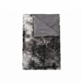 thumbnail image 2 of 50" x 60" Naples Charcoal/Grey Fur - Throw, 2 of 3